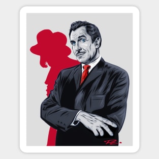 Vincent Price - An illustration by Paul Cemmick Sticker